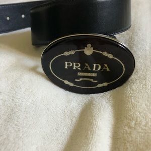 Prada Black Belt